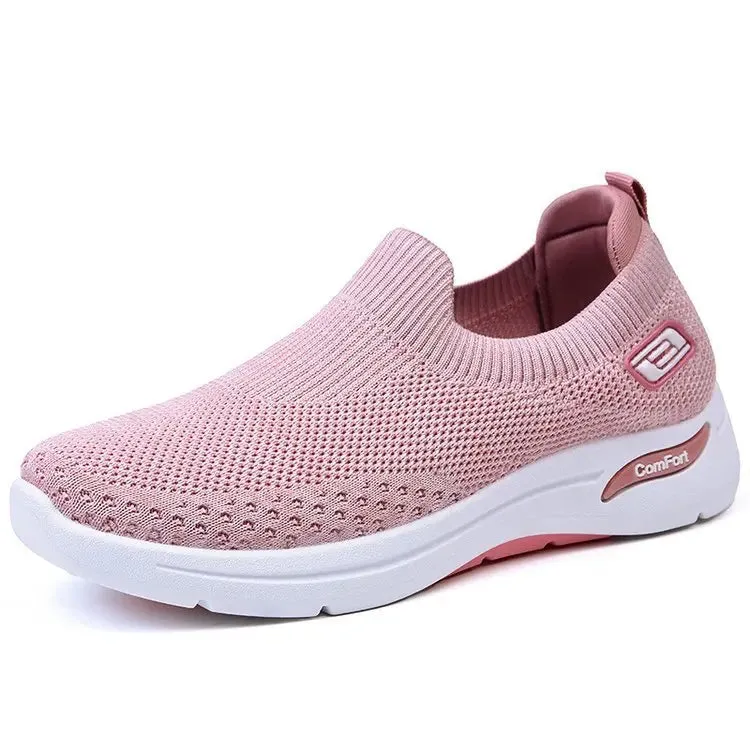 2021Shoes women spring new women's shoes casual walking shoes socks shoes soft sole mother shoes fashion sports shoes women844