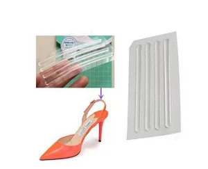 6 Sheets (24PCS) Clear Silicone Thin Adhesive Tape Anti-wear Back foot sticker High Heel Shoes Cushion Care For Women Lady Girls