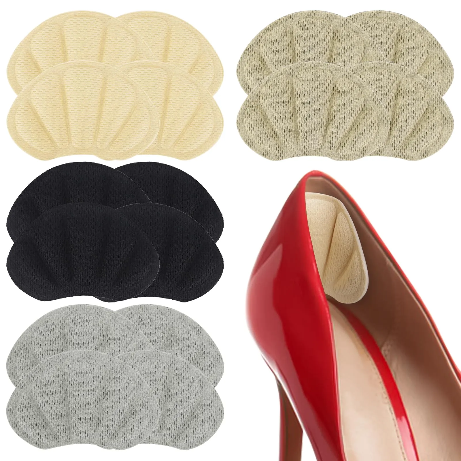 8 pairs of heel pads, heel pads shoes, heel pads shoes, heel protection for shoes, heel protection, heel pads for shoes that are too large, heel pads, shoe heel pads