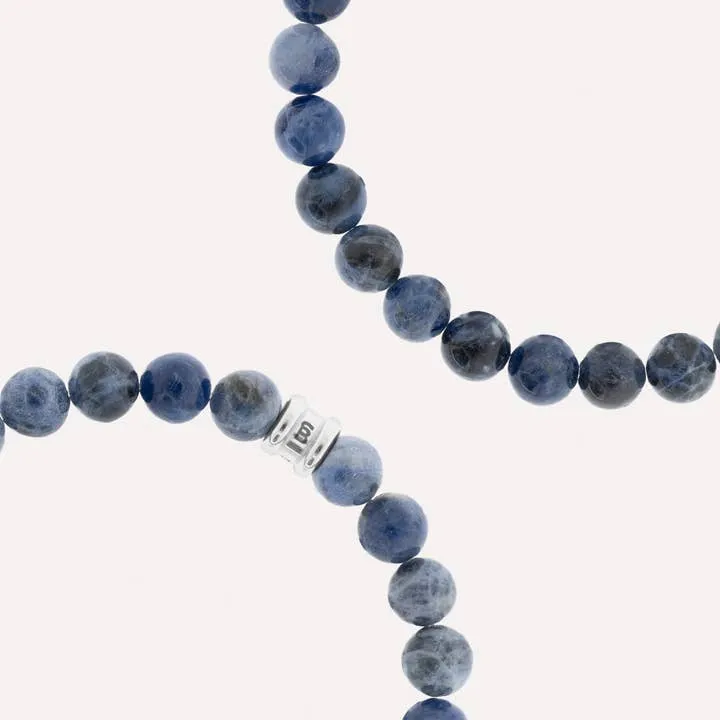 8mm Round Gemstone Bracelet Sodalite