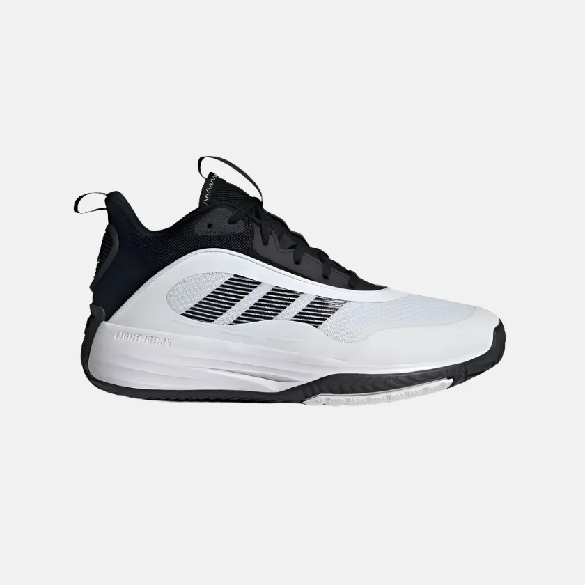 Adidas Own the Game 3 Men's Basketball Shoes -Cloud White/Core Black/Core Black