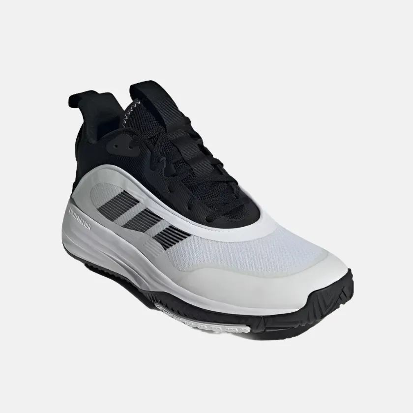 Adidas Own the Game 3 Men's Basketball Shoes -Cloud White/Core Black/Core Black