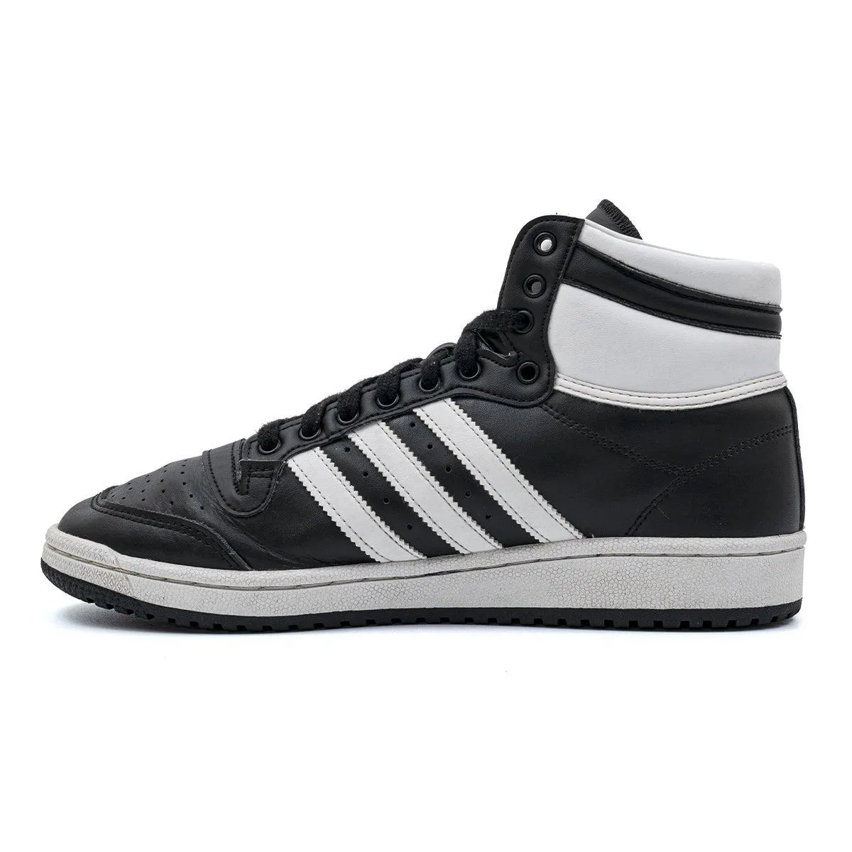 Adidas Ten Hi Classic Cloud High-Top Sneakers Leather Black Colour For Men