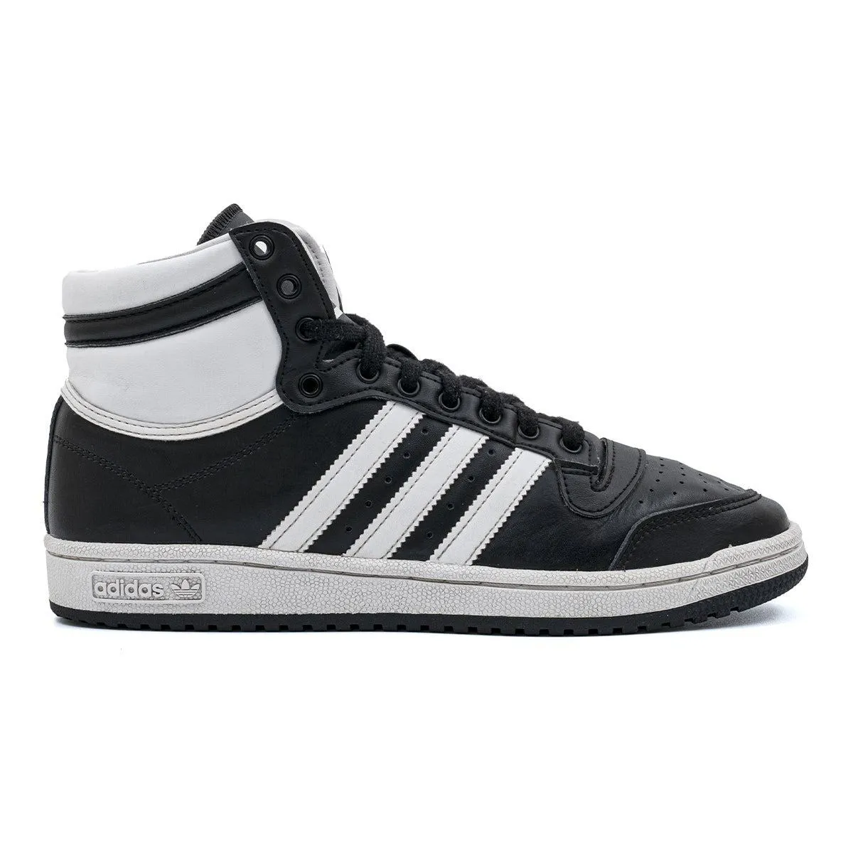 Adidas Ten Hi Classic Cloud High-Top Sneakers Leather Black Colour For Men