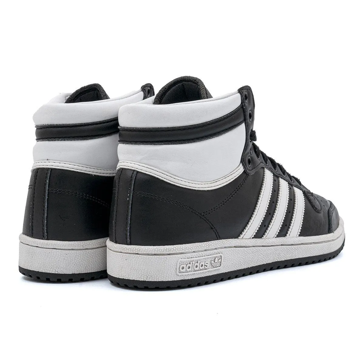 Adidas Ten Hi Classic Cloud High-Top Sneakers Leather Black Colour For Men