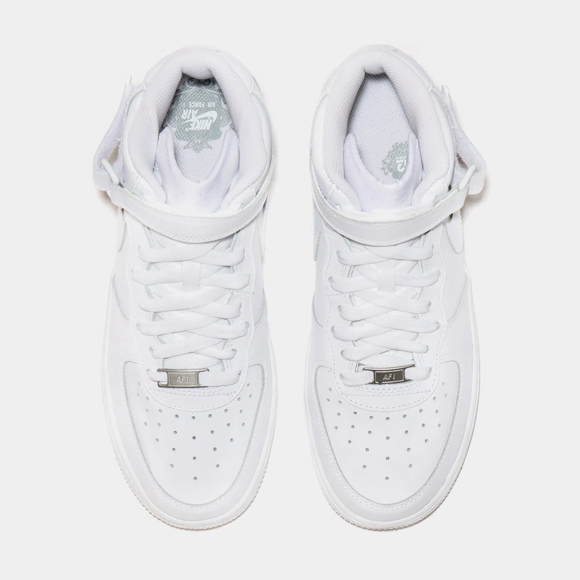 Air Force 1 Mid 07 LE Grade School Lifestyle Shoes (White)