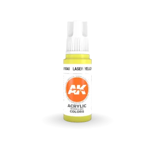 AK Interactive AK11048 3G Laser Yellow Acrylic Paint 17ml