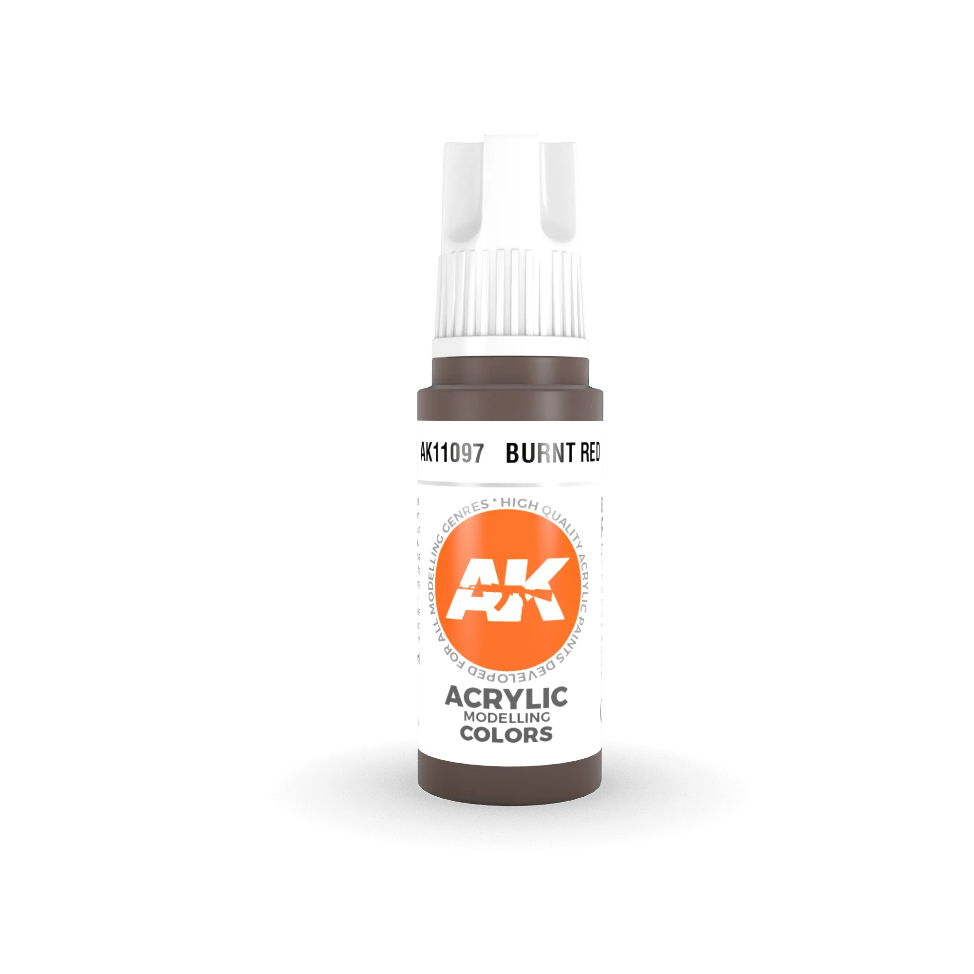 AK Interactive AK11097 3G Burnt Red Acrylic Paint 17ml