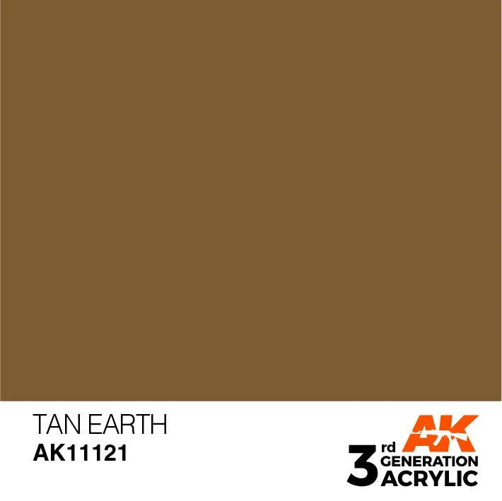 AK Interactive AK11121 3G Tan Earth Acrylic Paint 17ml