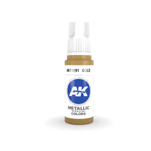 AK Interactive AK11191 3G Gold Acrylic Paint 17ml