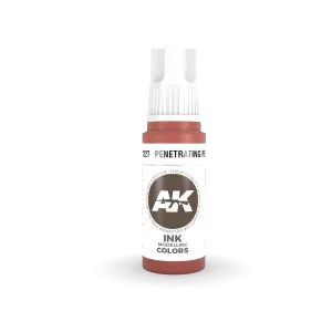 AK Interactive AK11227 3G Penetrating Red Ink Acrylic Paint 17ml