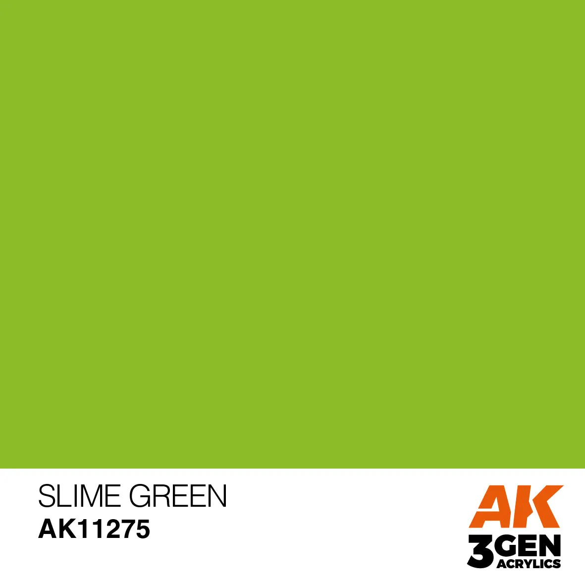 AK Interactive AK11275 3G Slime Green Punch Color Paint 17ml