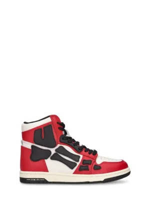 Amiri   Leather lace-up high top sneakers 