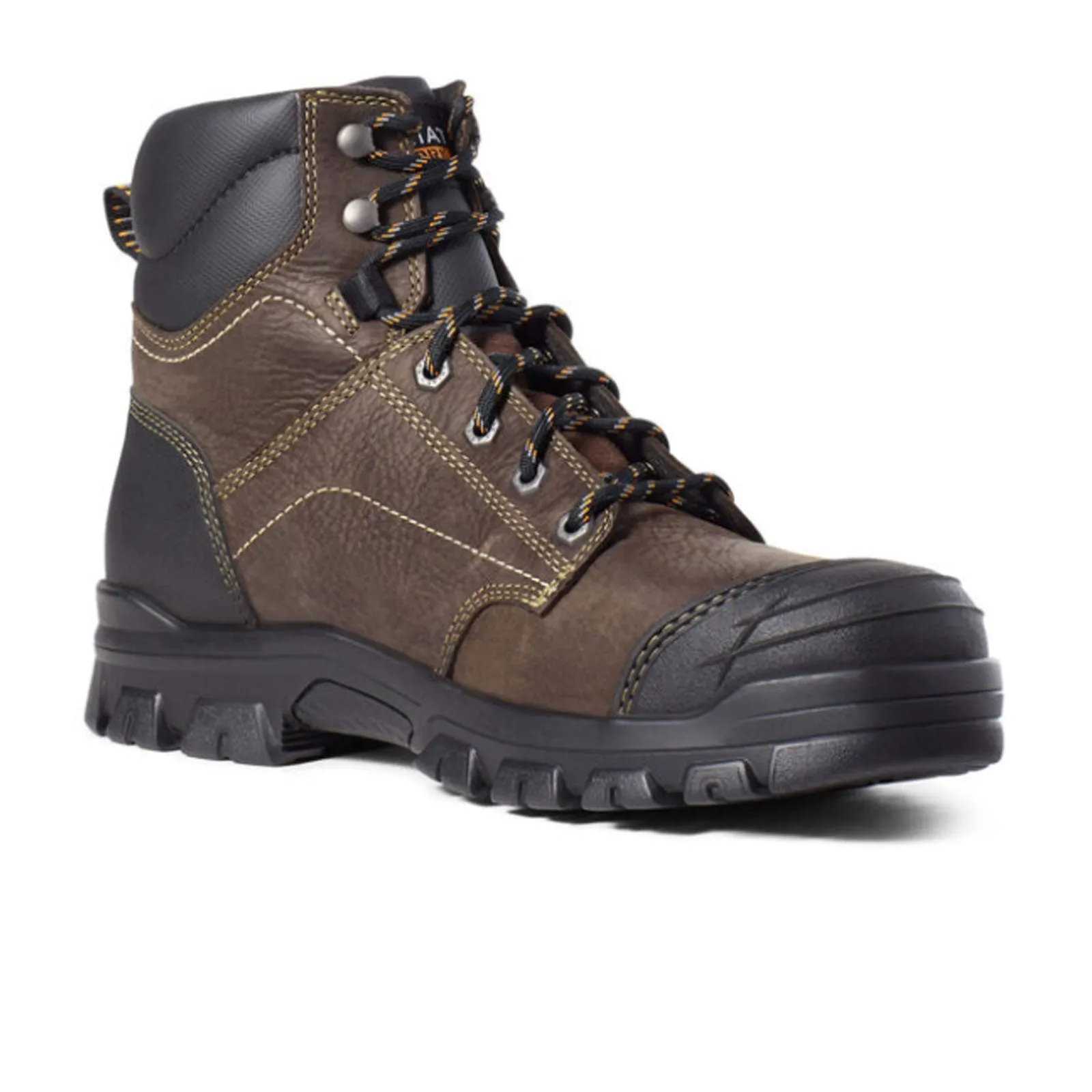 Ariat Treadfast 6" Waterproof Steel Toe Work Boot (Men) - Dark Brown