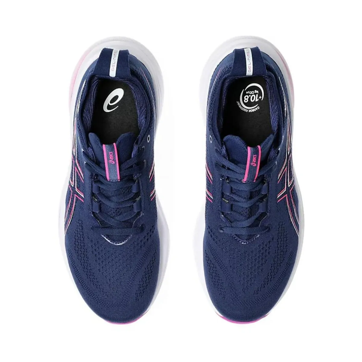 Asics Gel-Nimbus 26 Navy Blue Pink AW24 Women's Running Shoes