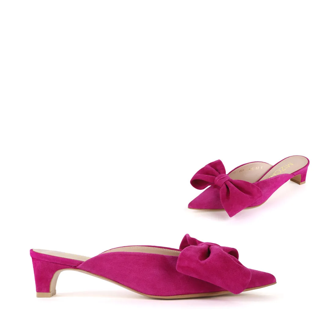 ASSIE PINK - big bow mule