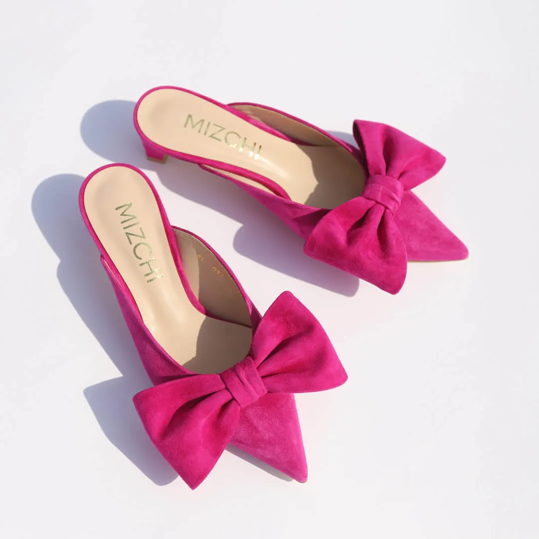 ASSIE PINK - big bow mule