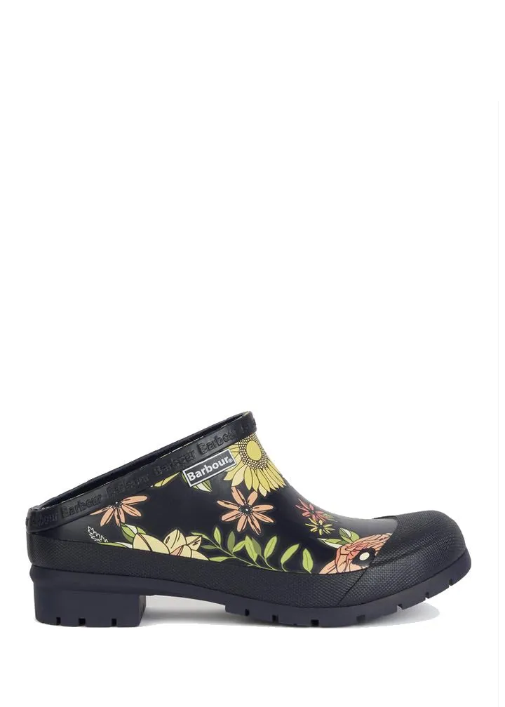 Barbour Quinn Women's Clogs in Navy Floral