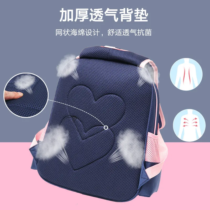 Beauco Sheep Children's Schoolbag Korean Style Burden-Reducing Reflective Hard Shell Backpack Primary School Student Schoolbag Grade 1 to Grade 3