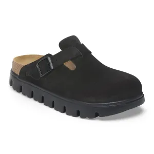 BIRKENSTOCK BOSTON CHUNKY - BLACK SUEDE