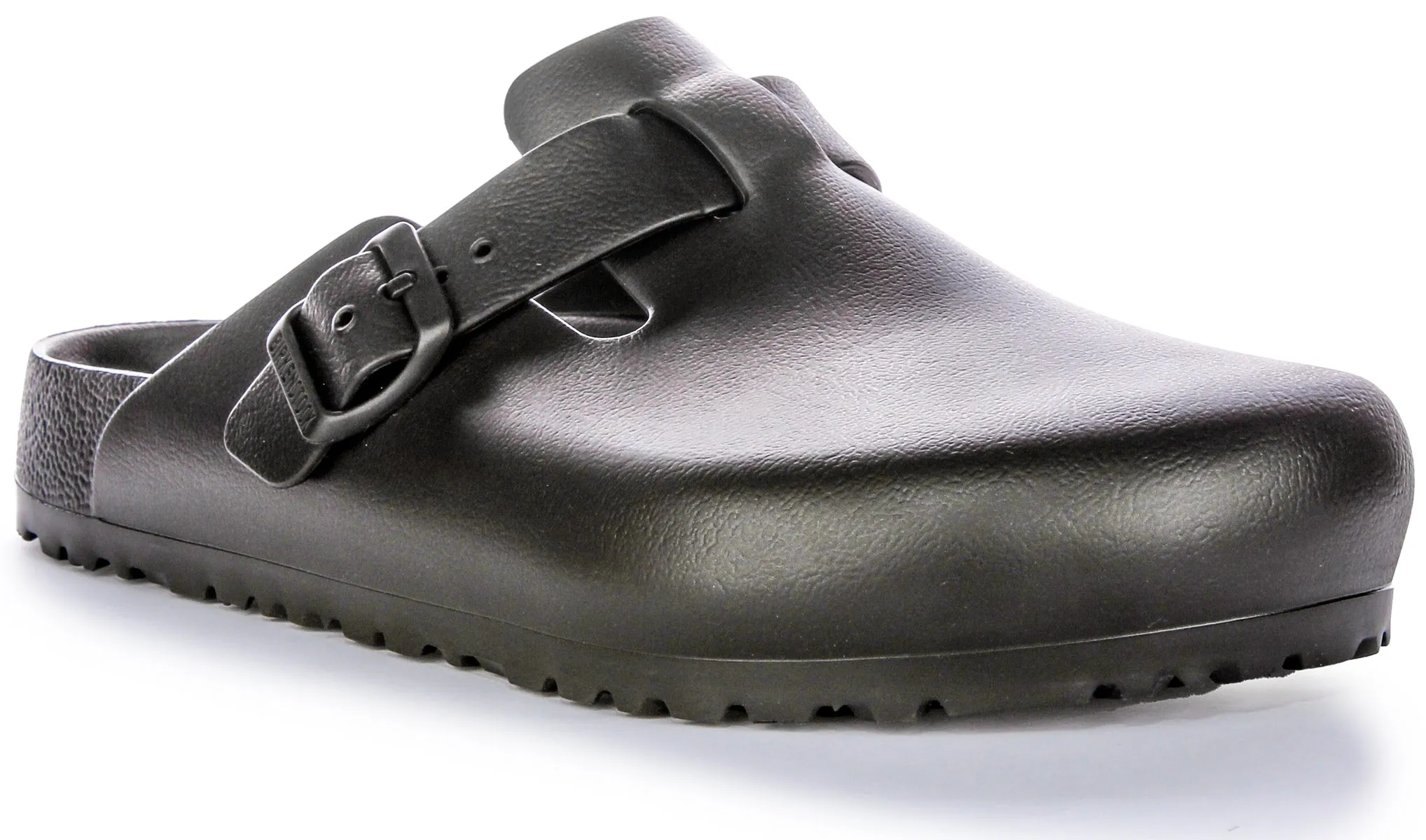 Birkenstock Boston Eva In Grey For Unisex