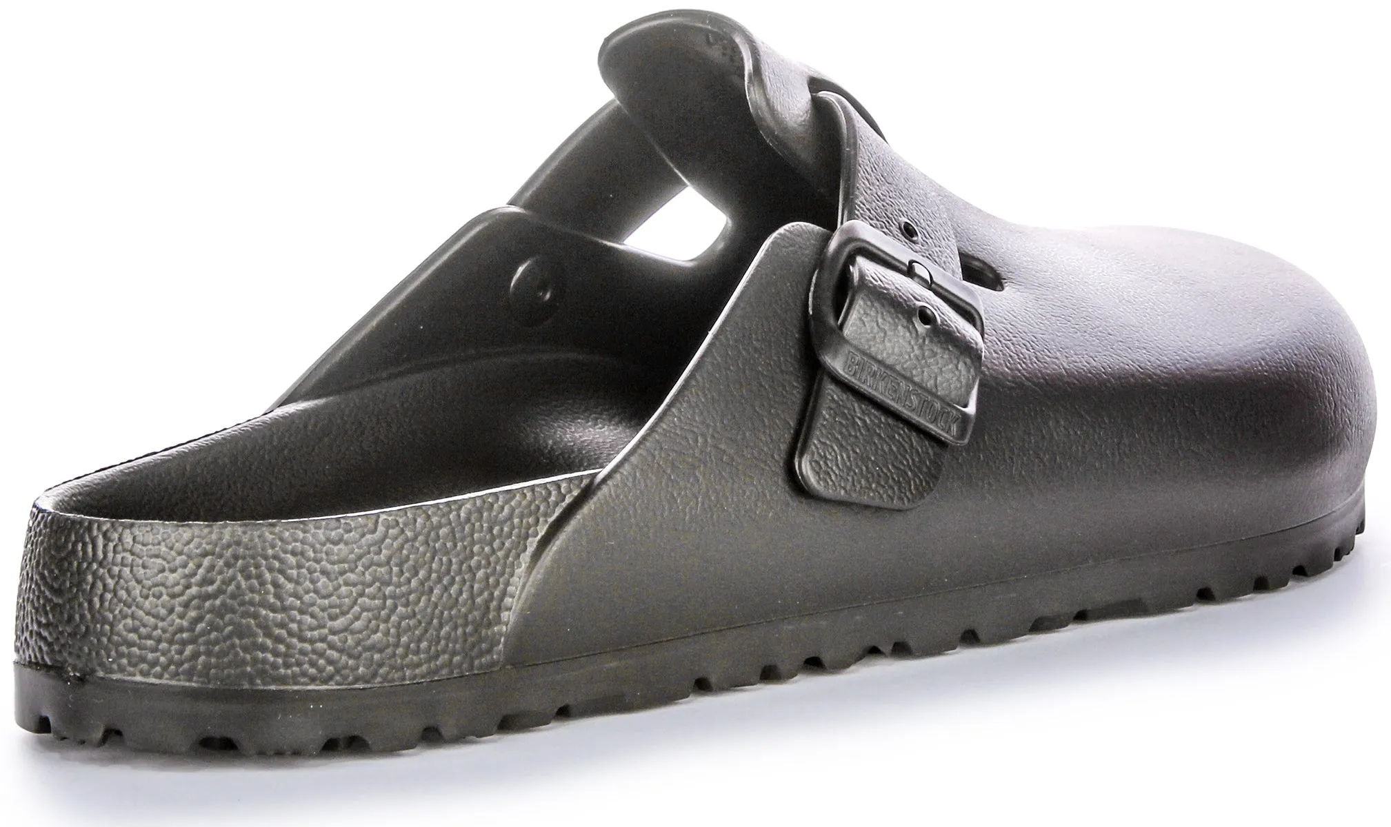 Birkenstock Boston Eva In Grey For Unisex