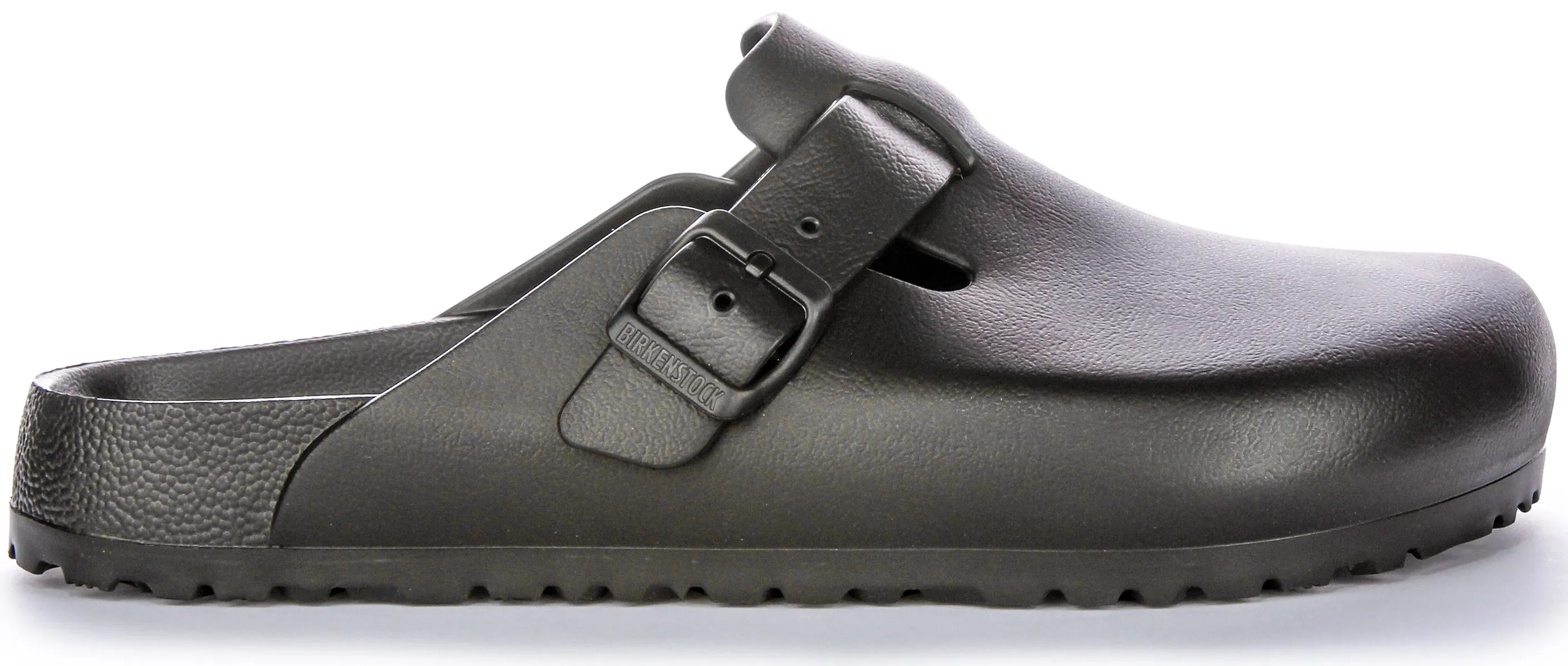 Birkenstock Boston Eva In Grey For Unisex