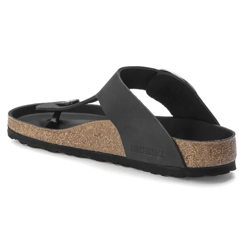 'Birkenstock' Women's Gizah Big Buckle Thong Sandal - Black