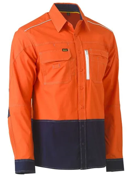 Bisley Flex & Move Hi Vis Utility Shirt (BS6177)