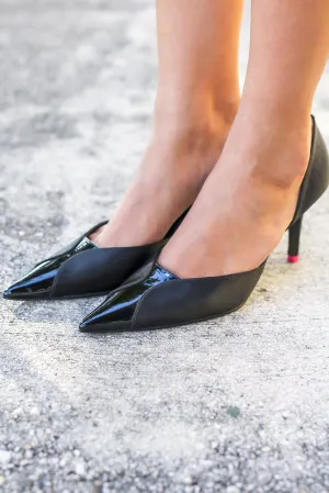 Black Pointed Heels