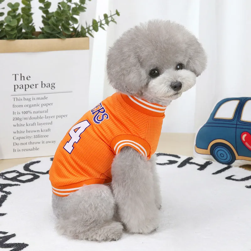 Breathable sports vest pet clothing