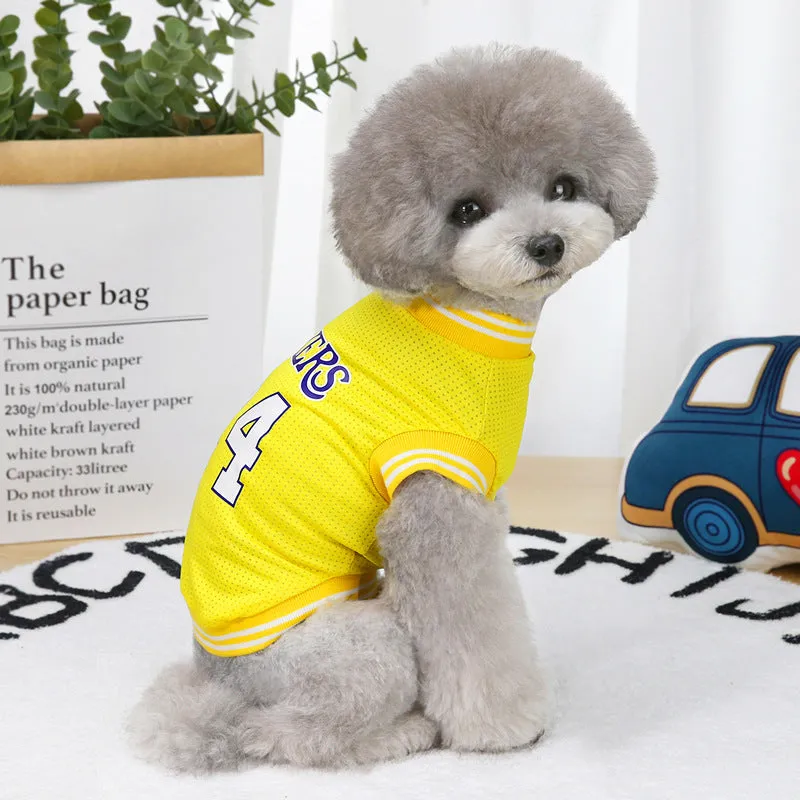 Breathable sports vest pet clothing