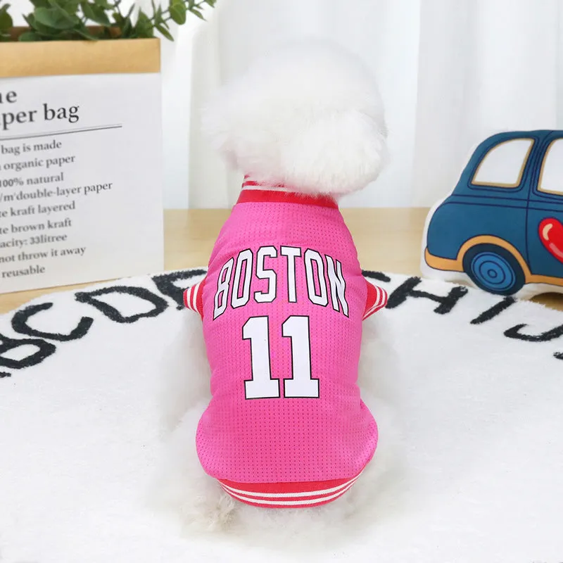 Breathable sports vest pet clothing