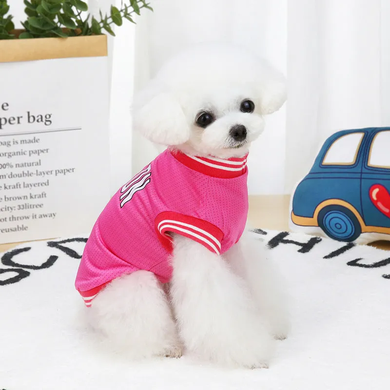 Breathable sports vest pet clothing