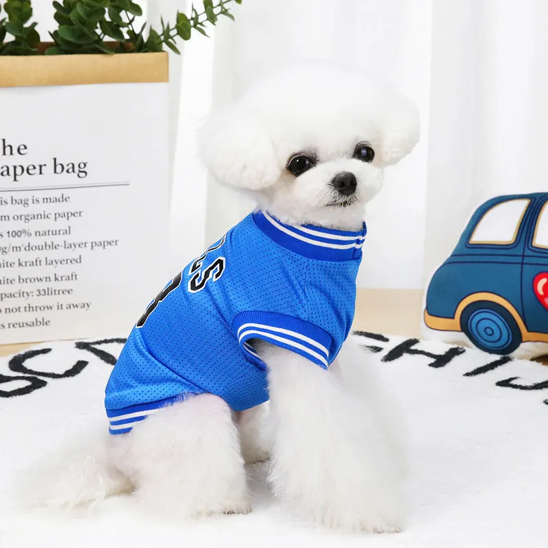 Breathable sports vest pet clothing