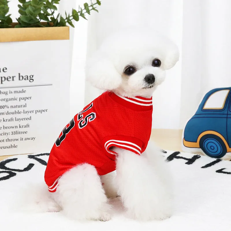 Breathable sports vest pet clothing