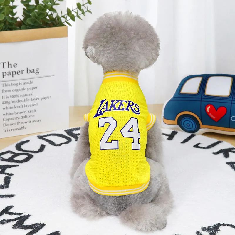 Breathable sports vest pet clothing