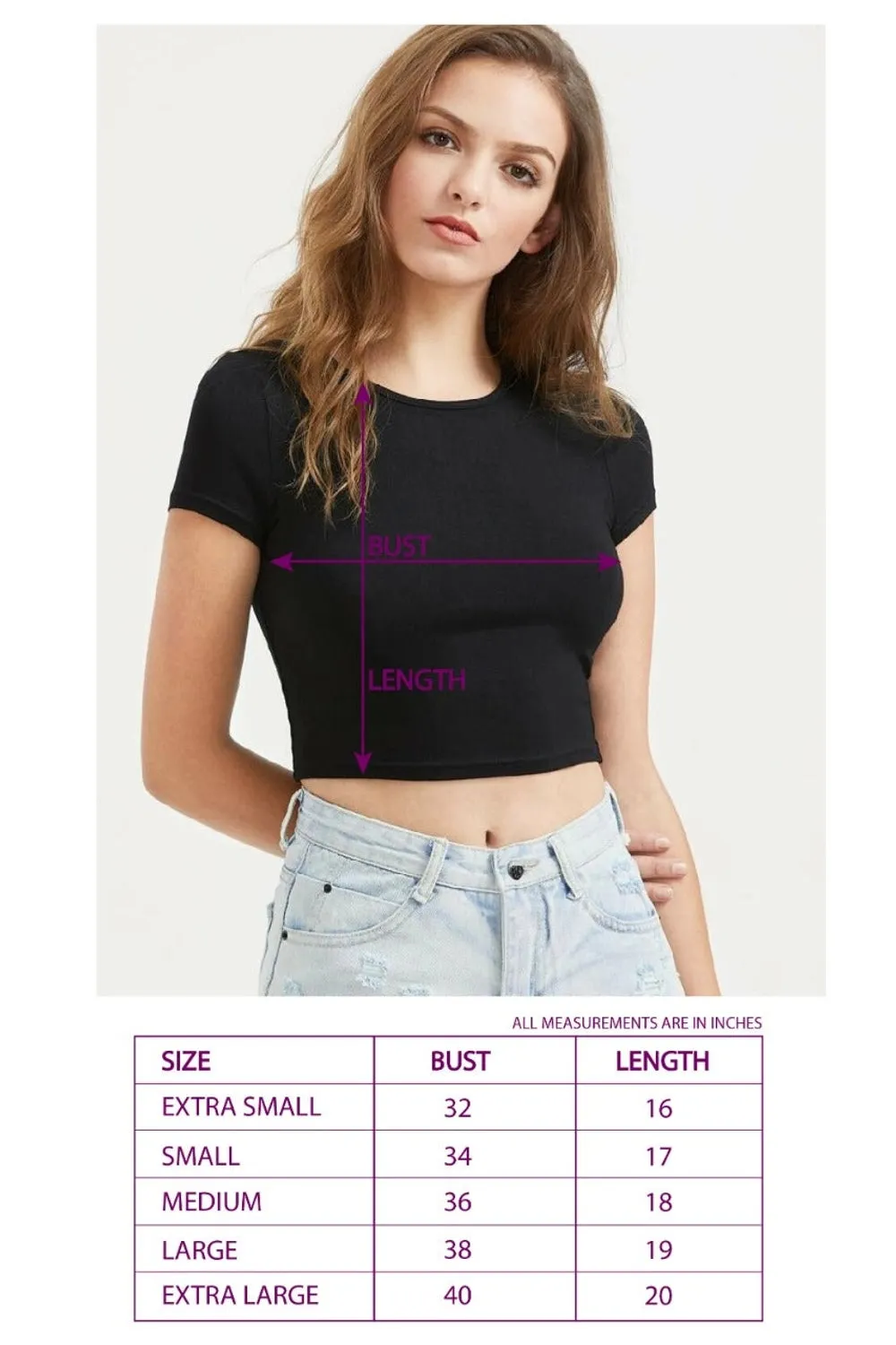 Bree Black Crop Top