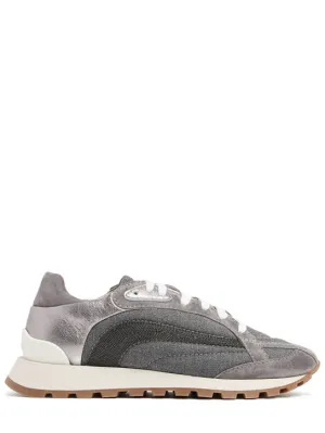 Brunello Cucinelli   20mm Wool low top sneakers 