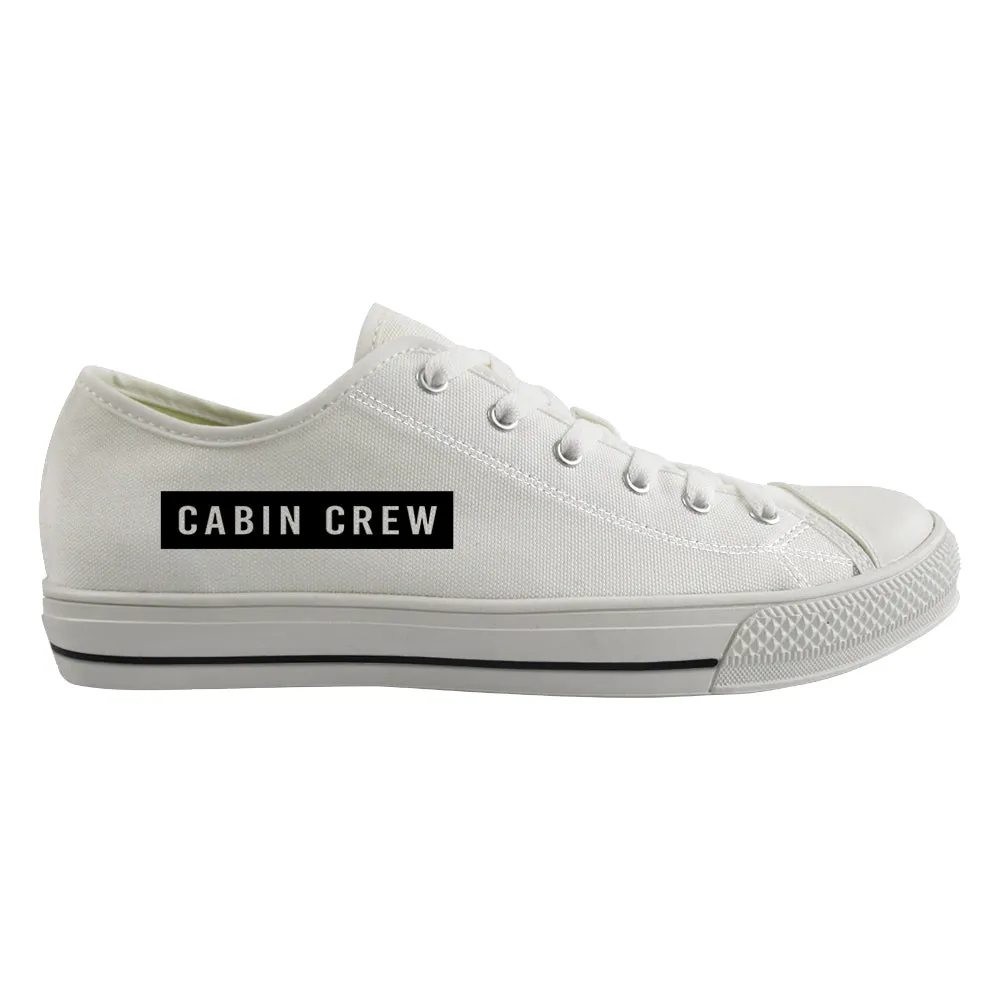 Cabin Crew Text Designed Canvas Shoes (Men)