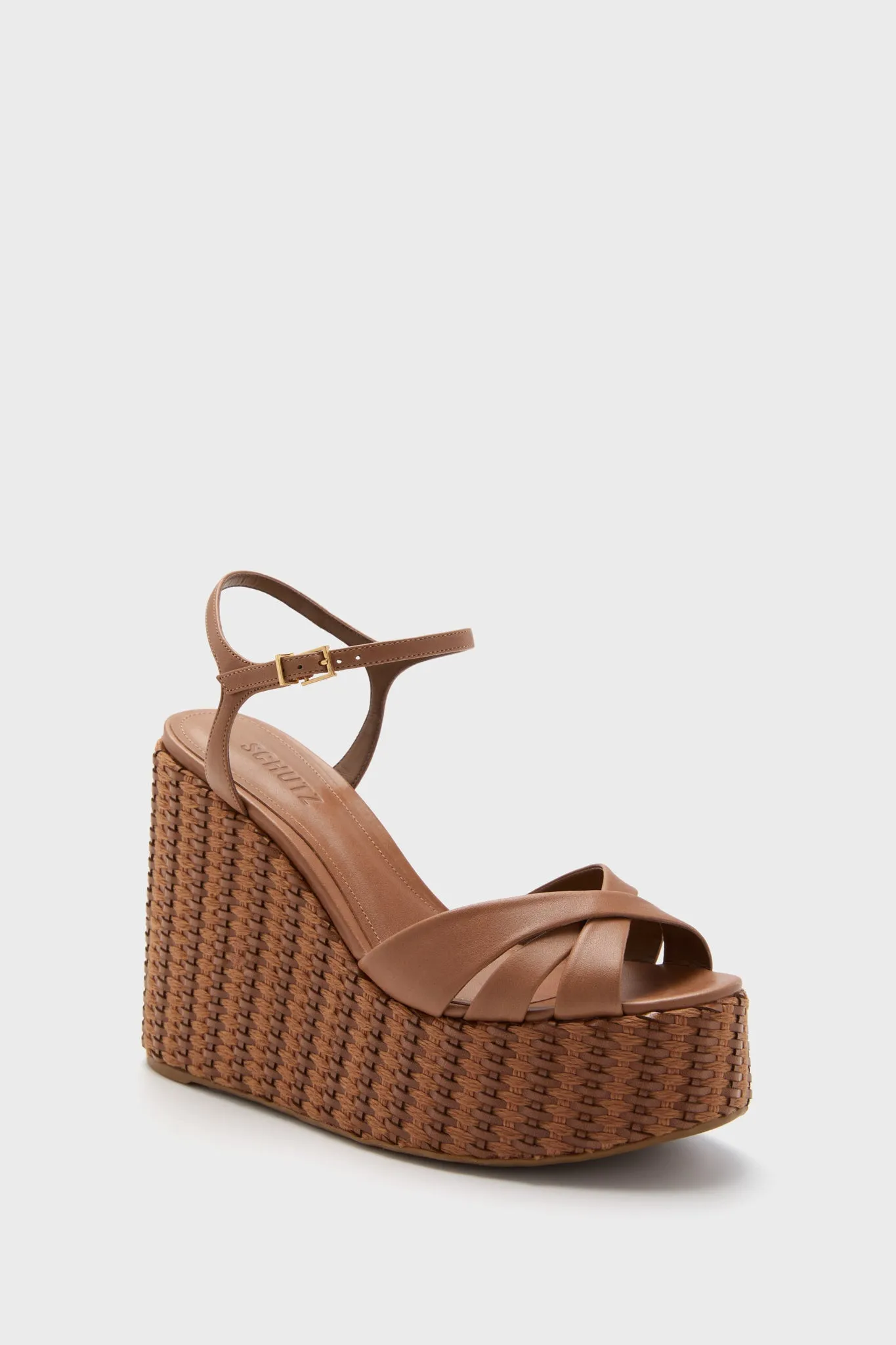 Caramel Coffee Keefa Wedge Platforms