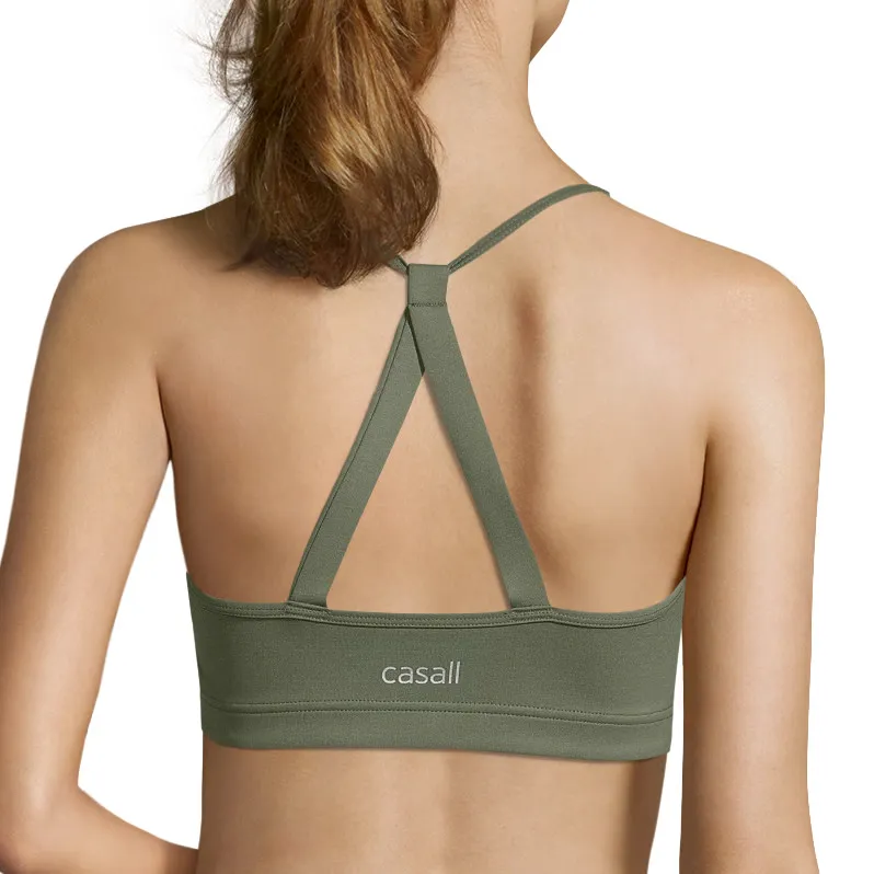 Casall Women&#x27;s Strappy Sports Bra Northern Green | Buy Casall Women&#x27;s Strappy Sports Bra Northern Green here | Outnorth