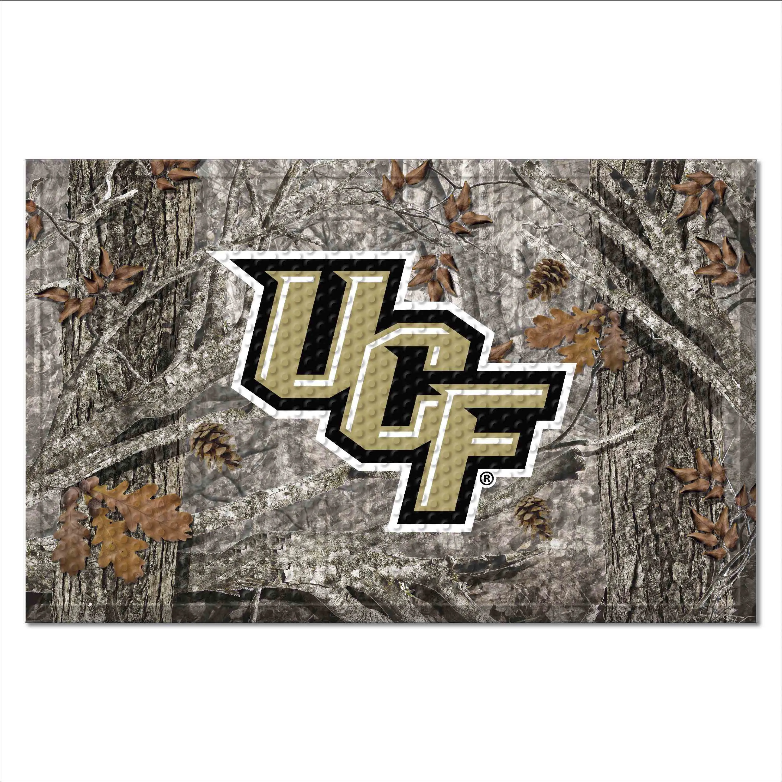 Central Florida Knights Rubber Scraper Door Mat Camo