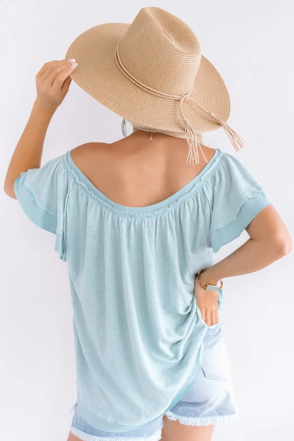 Charming Afternoon Shift Top In Limpet Shell