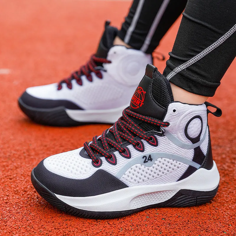 Children Basketball Sports Shoes Spring Autumn Boys High-top Sneakers