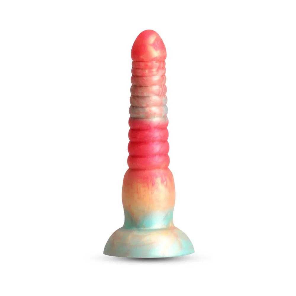 Colours Stacked 6in Dildo Red/Gold