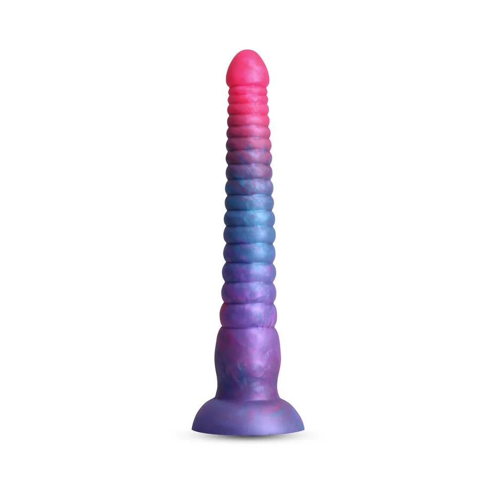 Colours Stacked 9in Dildo Pink/Blue