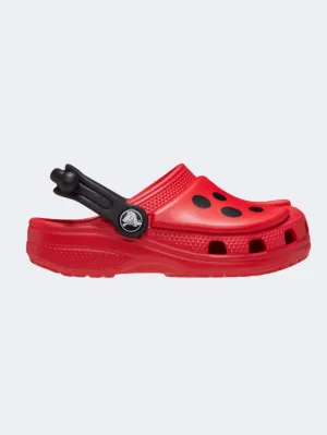 Crocs Classic Iam Ladybug Clog Kids Lifestyle Slippers Red/Black