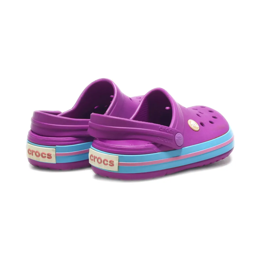 Crocs Crocband Clogs Rubber Purple Colour For Kids