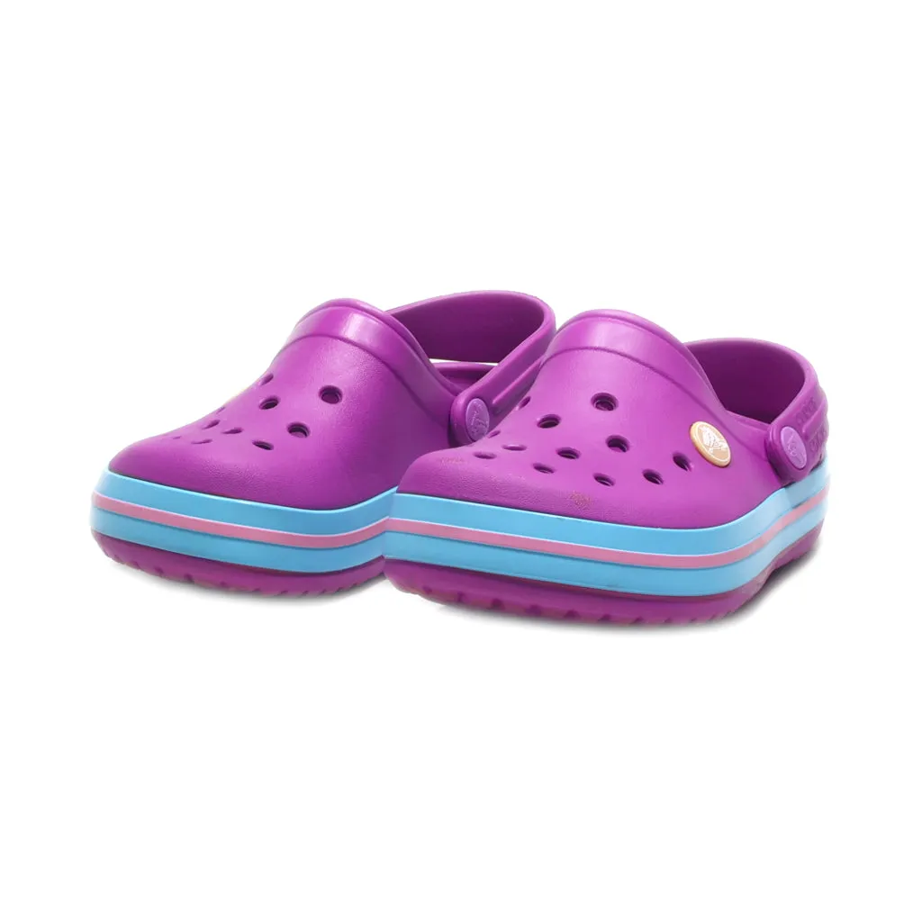 Crocs Crocband Clogs Rubber Purple Colour For Kids